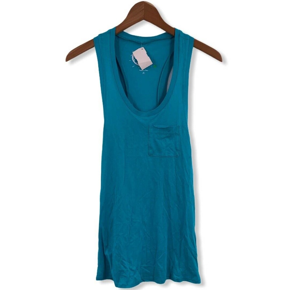 Blue Life Aqua‎ Blue Muscle Tank New XS
